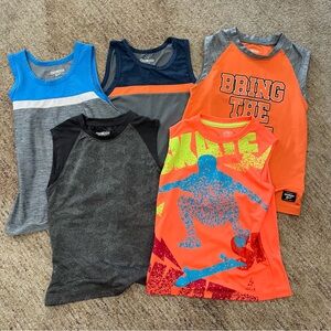 Boys size 4/4T sleeveless quick dry tank top bundle